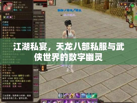 江湖私宴，天龙八部私服与武侠世界的数字幽灵