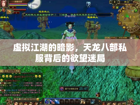 虚拟江湖的暗影，天龙八部私服背后的欲望迷局
