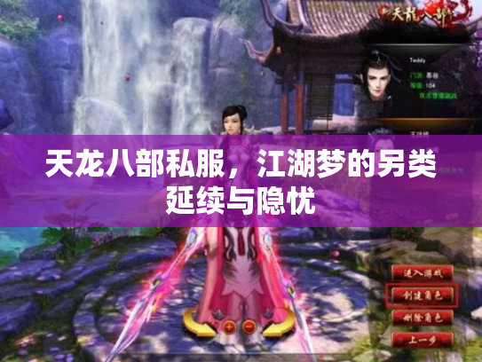 天龙八部私服，江湖梦的另类延续与隐忧
