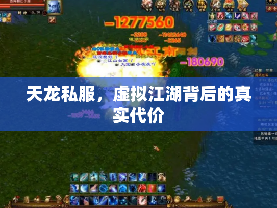 天龙私服，虚拟江湖背后的真实代价