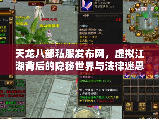 天龙八部私服发布网，虚拟江湖背后的隐秘世界与法律迷思