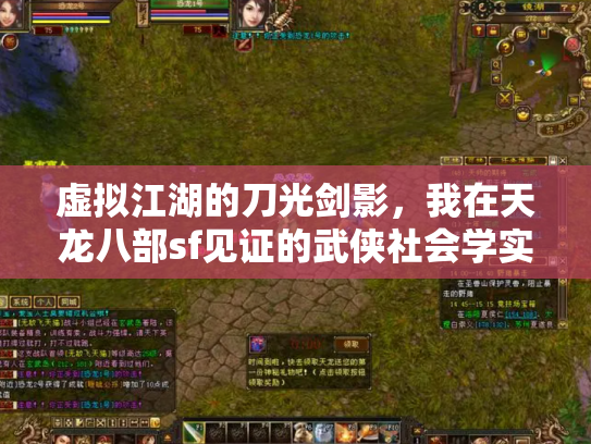 虚拟江湖的刀光剑影，我在天龙八部sf见证的武侠社会学实验