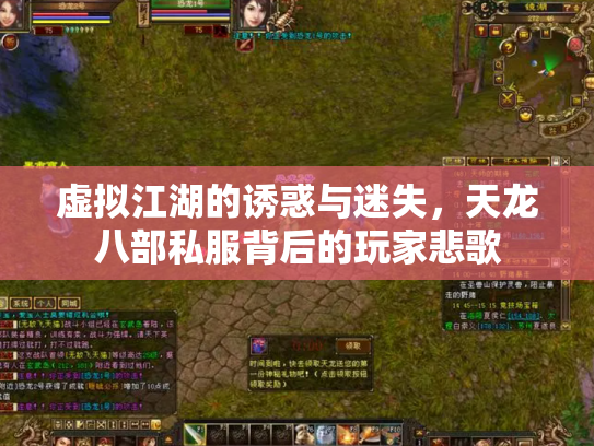 虚拟江湖的诱惑与迷失，天龙八部私服背后的玩家悲歌