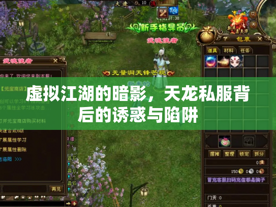 虚拟江湖的暗影，天龙私服背后的诱惑与陷阱