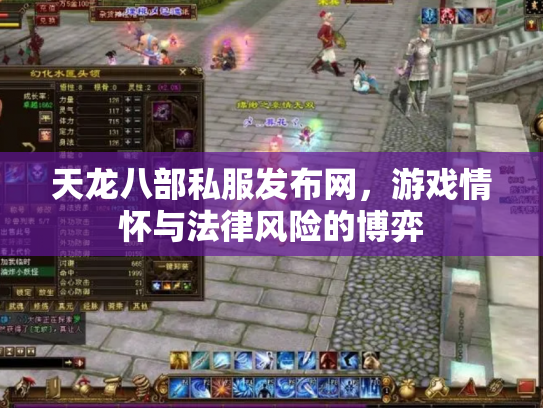 天龙八部私服发布网，游戏情怀与法律风险的博弈