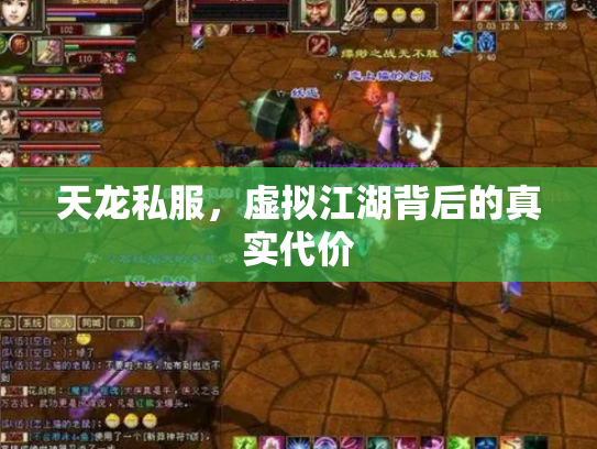 天龙私服，虚拟江湖背后的真实代价