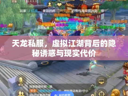 天龙私服，虚拟江湖背后的隐秘诱惑与现实代价