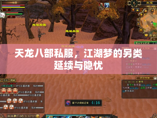 天龙八部私服，江湖梦的另类延续与隐忧
