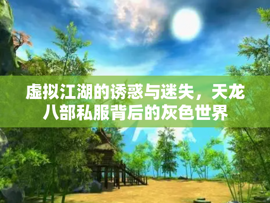虚拟江湖的诱惑与迷失，天龙八部私服背后的灰色世界