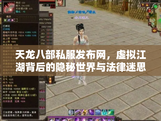 天龙八部私服发布网，虚拟江湖背后的隐秘世界与法律迷思