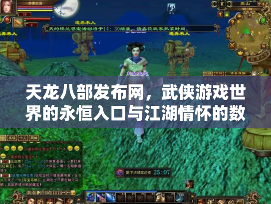天龙八部发布网，武侠游戏世界的永恒入口与江湖情怀的数字化传承