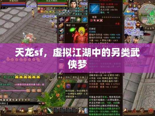 天龙sf，虚拟江湖中的另类武侠梦