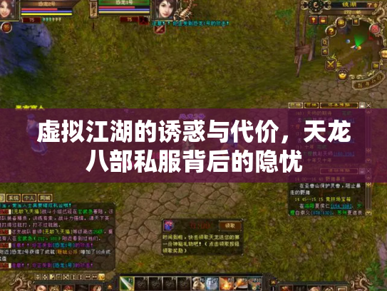 虚拟江湖的诱惑与代价，天龙八部私服背后的隐忧