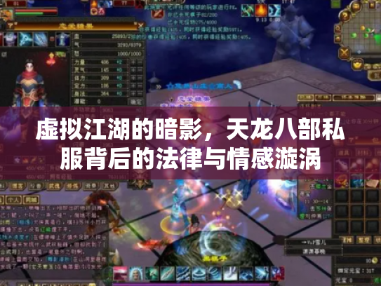 虚拟江湖的暗影，天龙八部私服背后的法律与情感漩涡