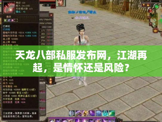 天龙八部私服发布网，江湖再起，是情怀还是风险？