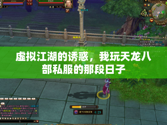 虚拟江湖的诱惑，我玩天龙八部私服的那段日子