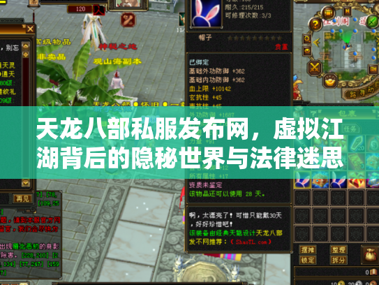 天龙八部私服发布网，虚拟江湖背后的隐秘世界与法律迷思