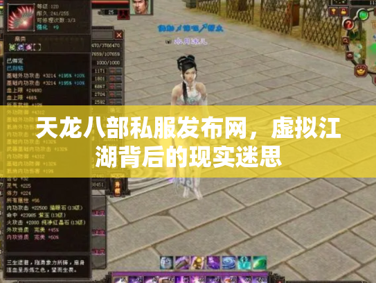 天龙八部私服发布网，虚拟江湖背后的现实迷思