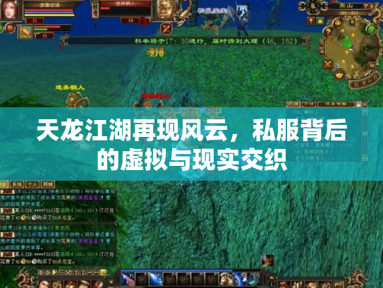 天龙江湖再现风云，私服背后的虚拟与现实交织