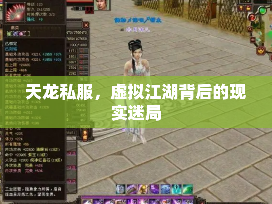 天龙私服，虚拟江湖背后的现实迷局