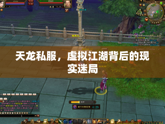 天龙私服，虚拟江湖背后的现实迷局
