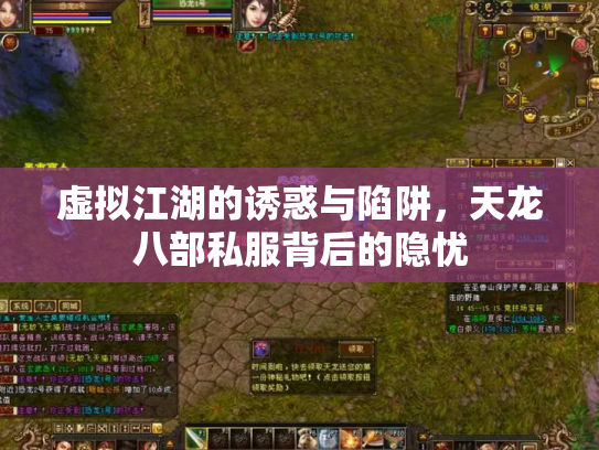 虚拟江湖的诱惑与陷阱，天龙八部私服背后的隐忧