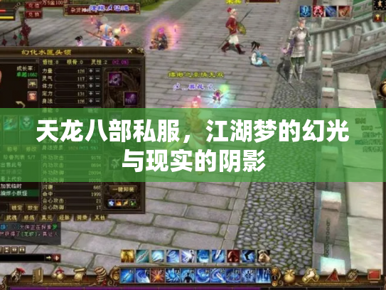 天龙八部私服，江湖梦的幻光与现实的阴影