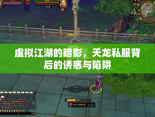 虚拟江湖的暗影，天龙私服背后的诱惑与陷阱
