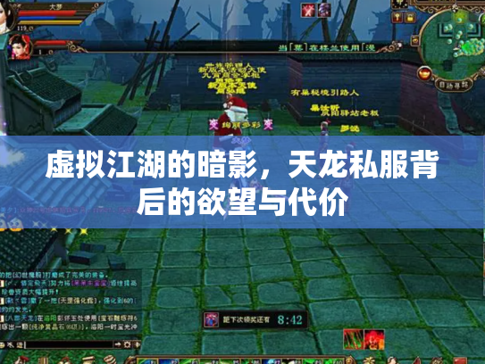 虚拟江湖的暗影，天龙私服背后的欲望与代价