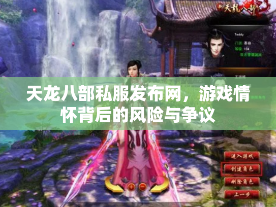 天龙八部私服发布网，游戏情怀背后的风险与争议