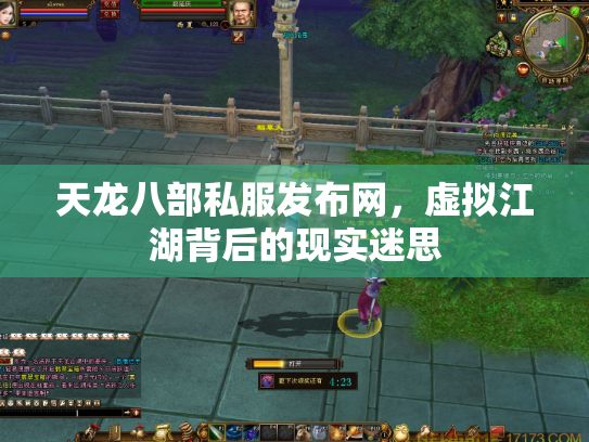 天龙八部私服发布网，虚拟江湖背后的现实迷思