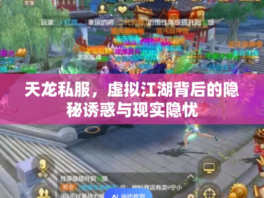 天龙私服，虚拟江湖背后的隐秘诱惑与现实隐忧