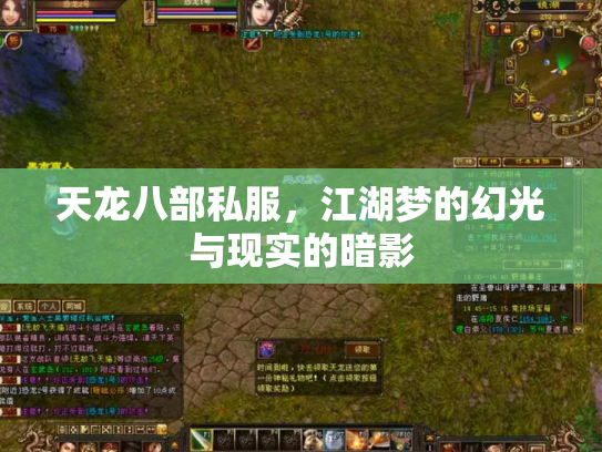 天龙八部私服，江湖梦的幻光与现实的暗影