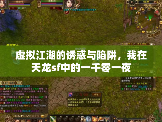 虚拟江湖的诱惑与陷阱，我在天龙sf中的一千零一夜
