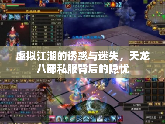 虚拟江湖的诱惑与迷失，天龙八部私服背后的隐忧