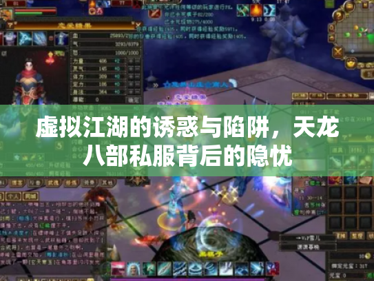 虚拟江湖的诱惑与陷阱，天龙八部私服背后的隐忧