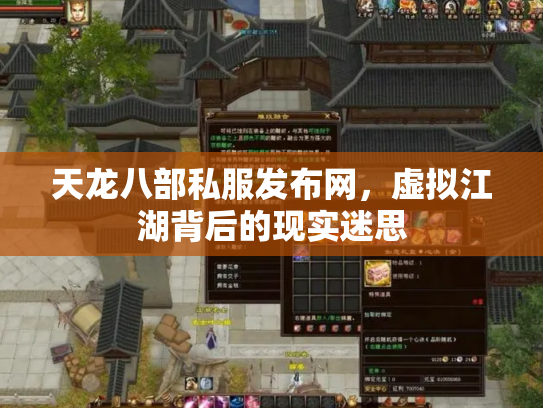 天龙八部私服发布网，虚拟江湖背后的现实迷思