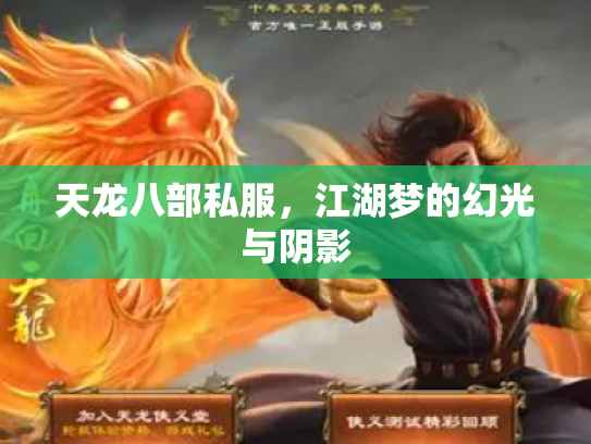 天龙八部私服，江湖梦的幻光与阴影