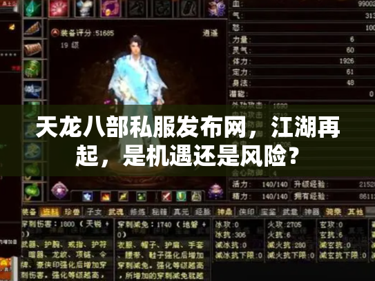 天龙八部私服发布网，江湖再起，是机遇还是风险？