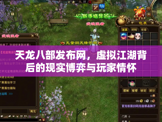 天龙八部发布网，虚拟江湖背后的现实博弈与玩家情怀