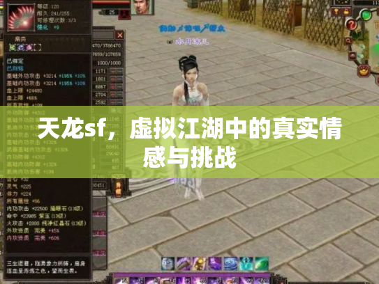 天龙sf，虚拟江湖中的真实情感与挑战