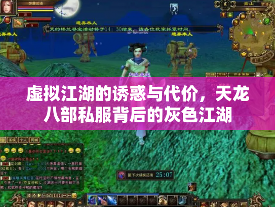 虚拟江湖的诱惑与代价，天龙八部私服背后的灰色江湖