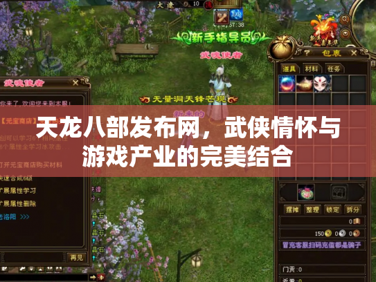 天龙八部发布网，武侠情怀与游戏产业的完美结合