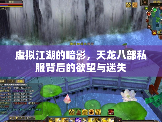 虚拟江湖的暗影，天龙八部私服背后的欲望与迷失