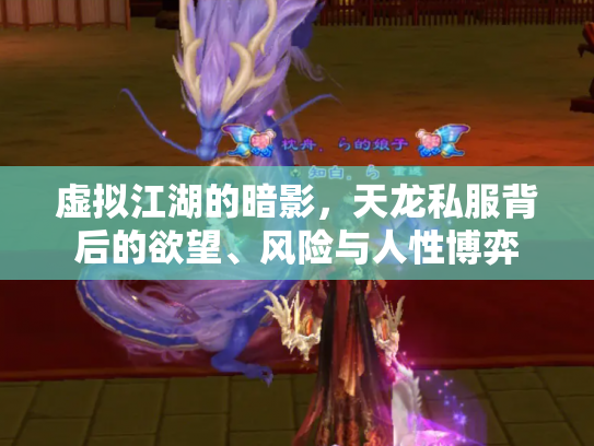 虚拟江湖的暗影，天龙私服背后的欲望、风险与人性博弈