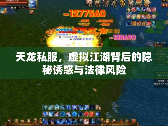 天龙私服，虚拟江湖背后的隐秘诱惑与法律风险
