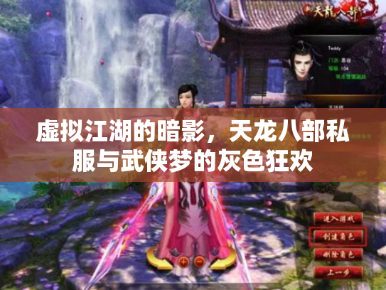 虚拟江湖的暗影，天龙八部私服与武侠梦的灰色狂欢