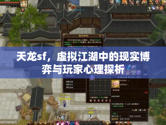 天龙sf，虚拟江湖中的现实博弈与玩家心理探析