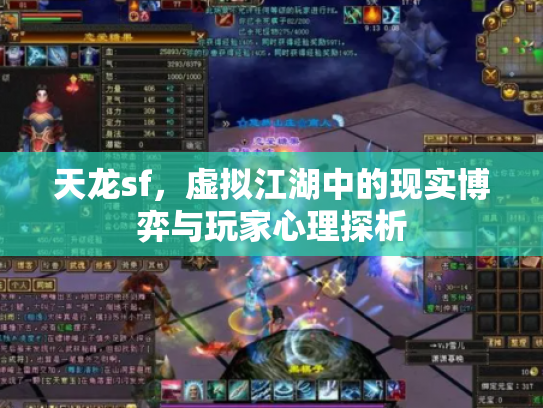 天龙sf，虚拟江湖中的现实博弈与玩家心理探析