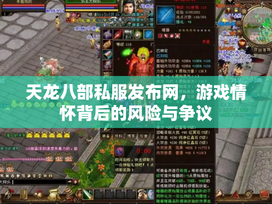 天龙八部私服发布网，游戏情怀背后的风险与争议